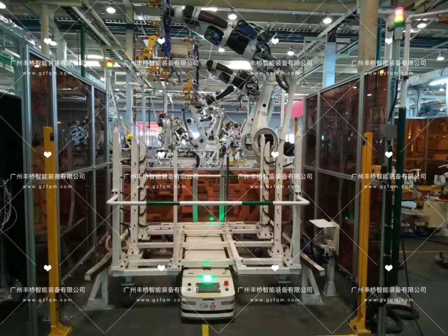 前地板线全自动出料系统